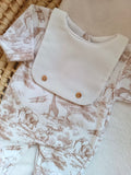 Pyjama personnalisé bébé – 3 pièces en velours 1 pièce - Collection Safari