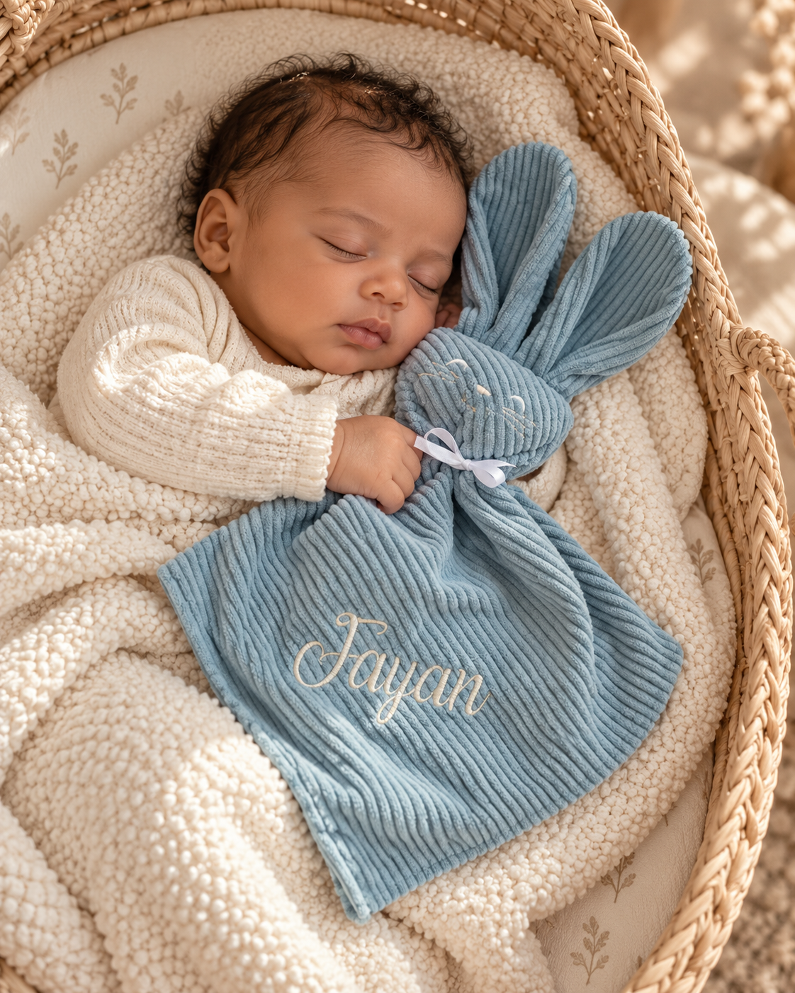 Doudou personnalisé bébé  – Collection Velours