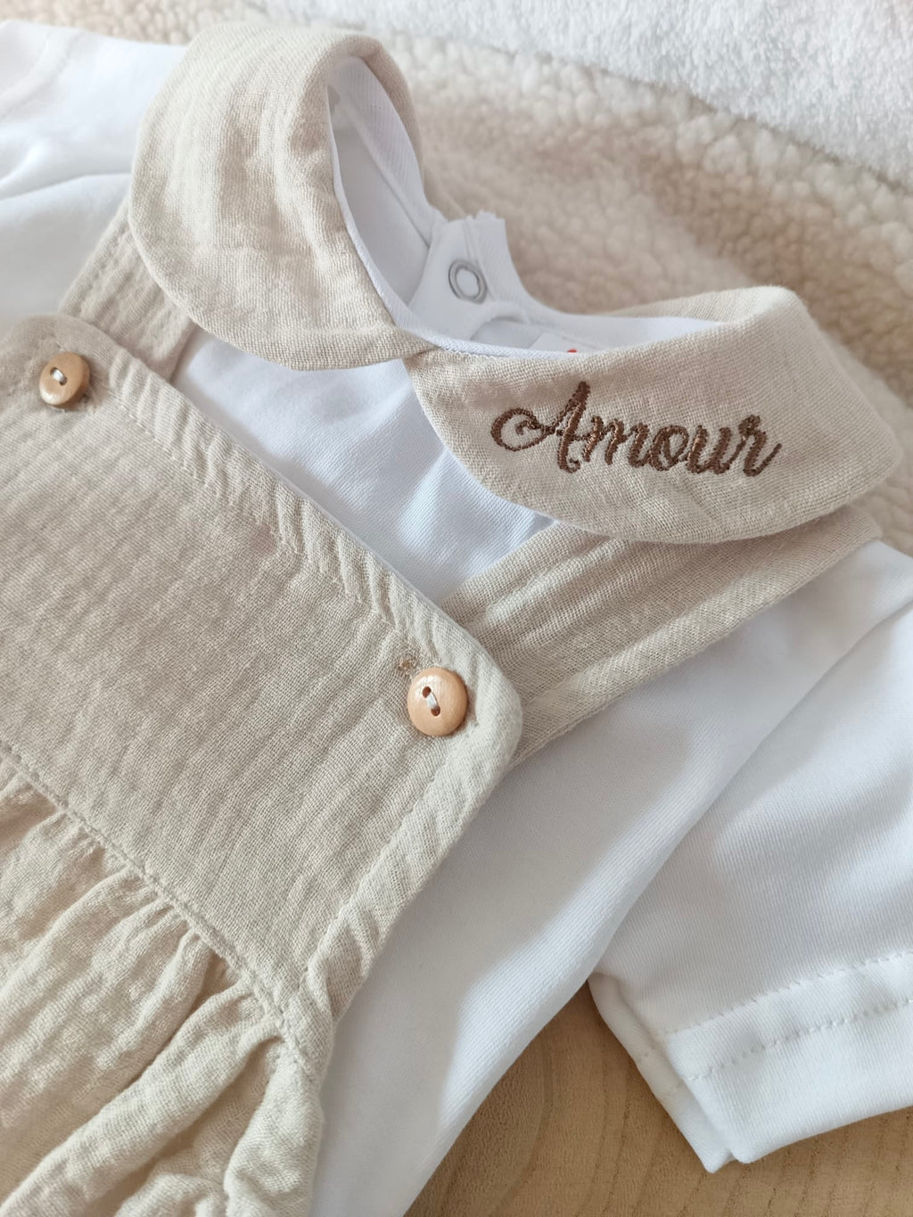 Ensemble mixte 100% gaze de coton - 3 mois au 24 mois -
