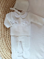 Ensemble naissance en maille personnalisé - Harmonie
