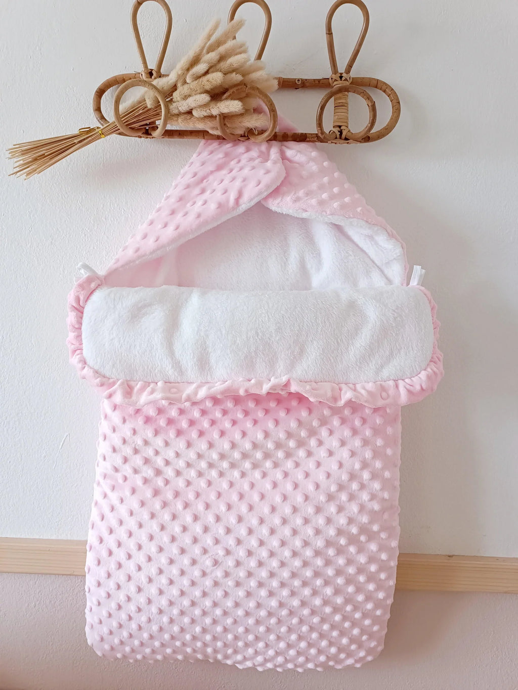 Personalized minky baby nest