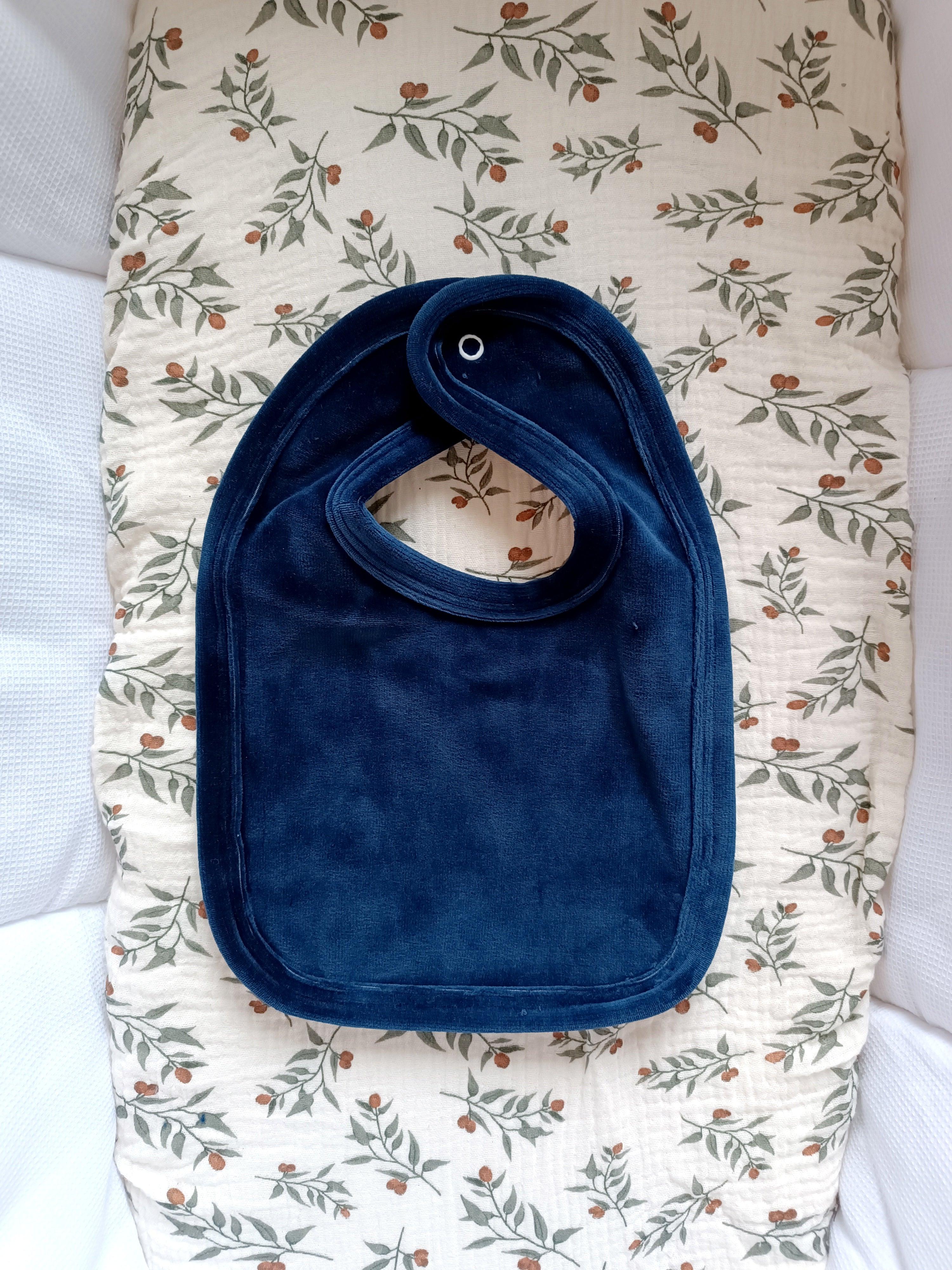 Dors bien velours bleu marine, 5 pièces