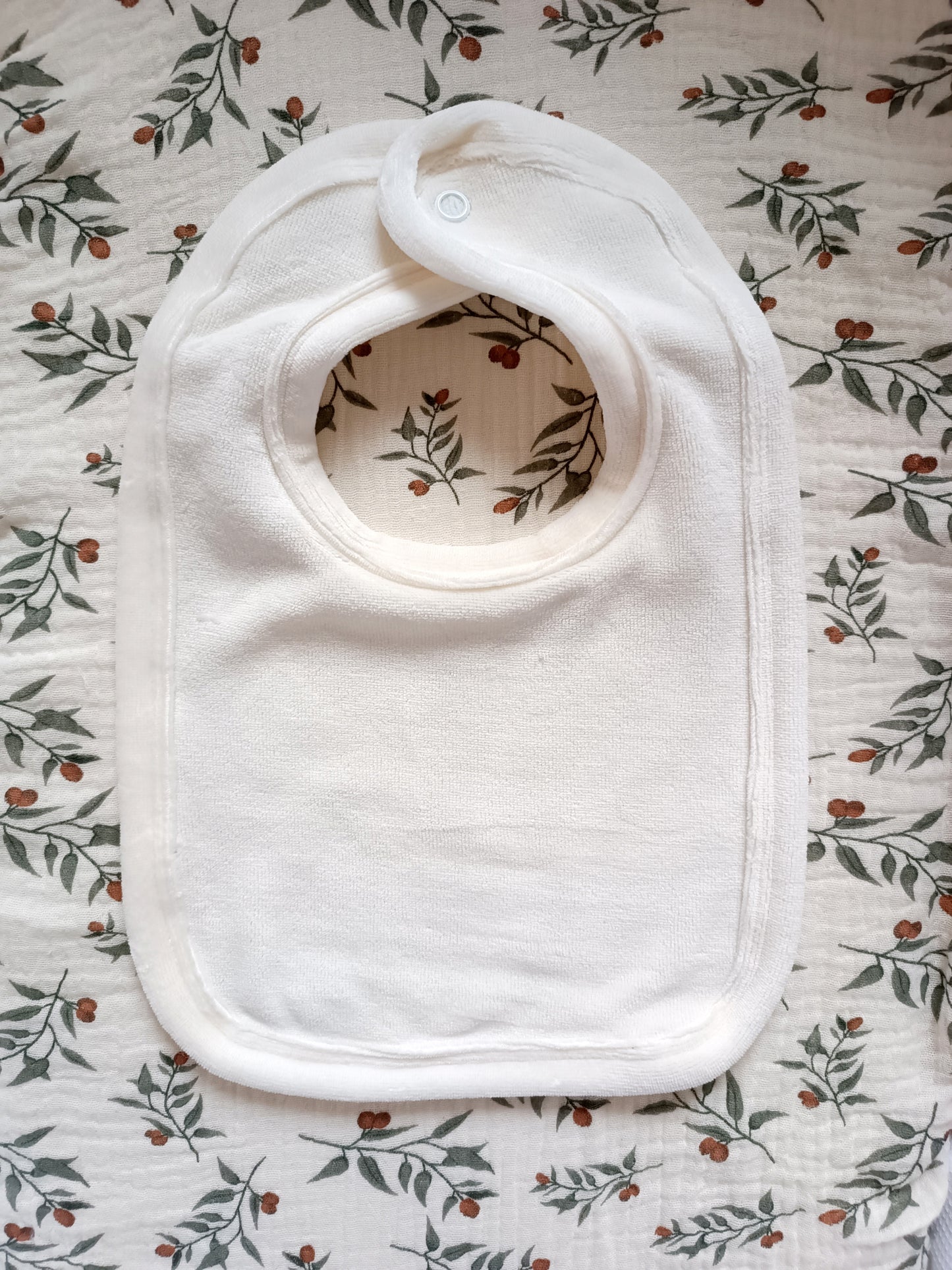 Ensemble pyjama velours naissance 0/3 mois 100% coton 5 pièces crème