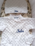 Dors bien minky blanc, 3 pièces