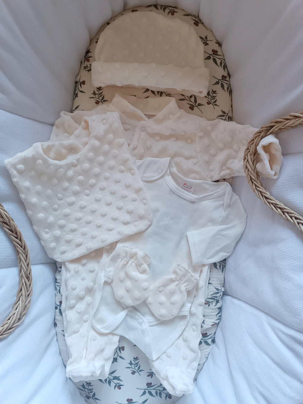 Dors bien minky crème, 5 pièces