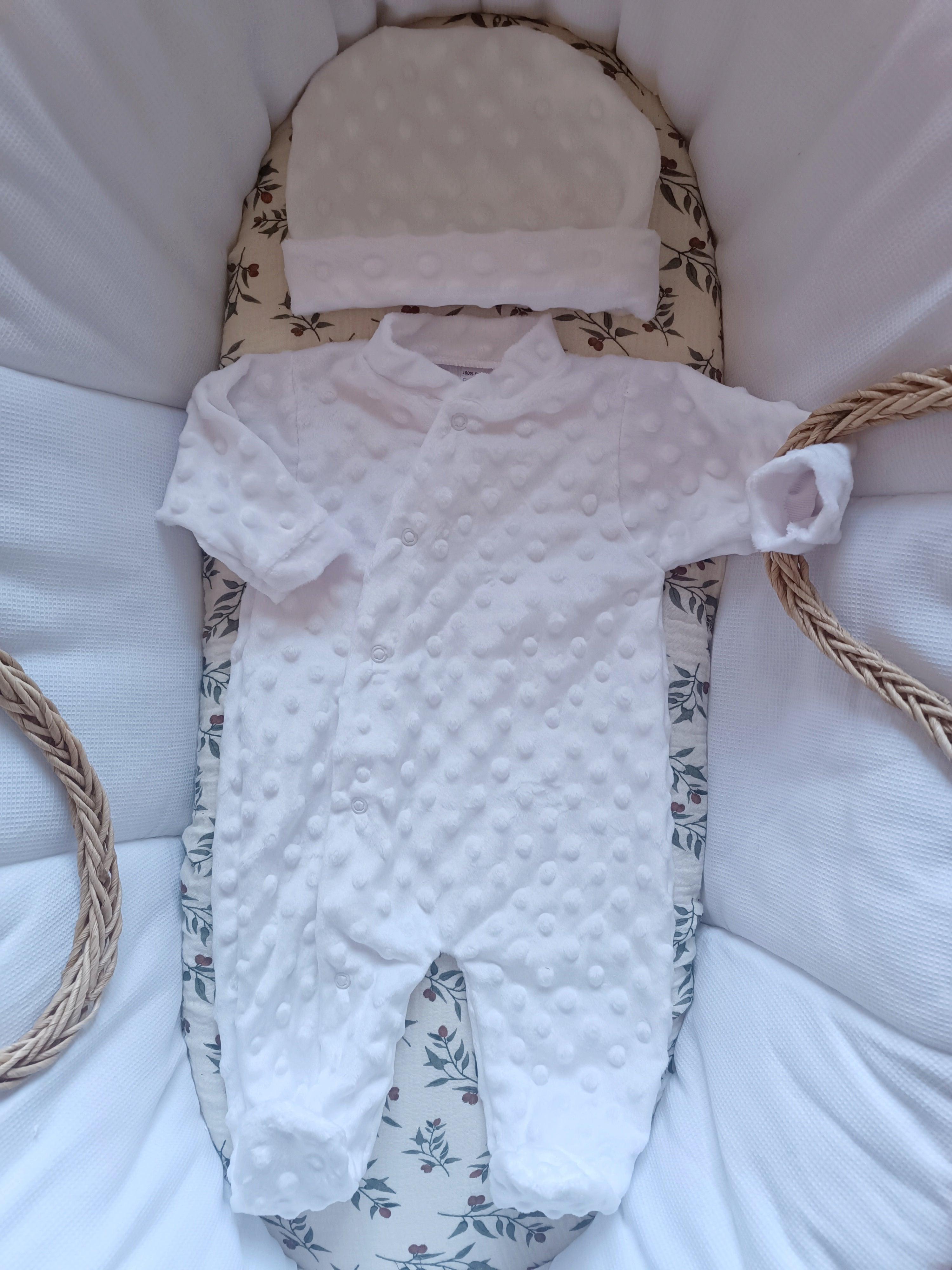 Dors bien minky blanc, 5 pièces