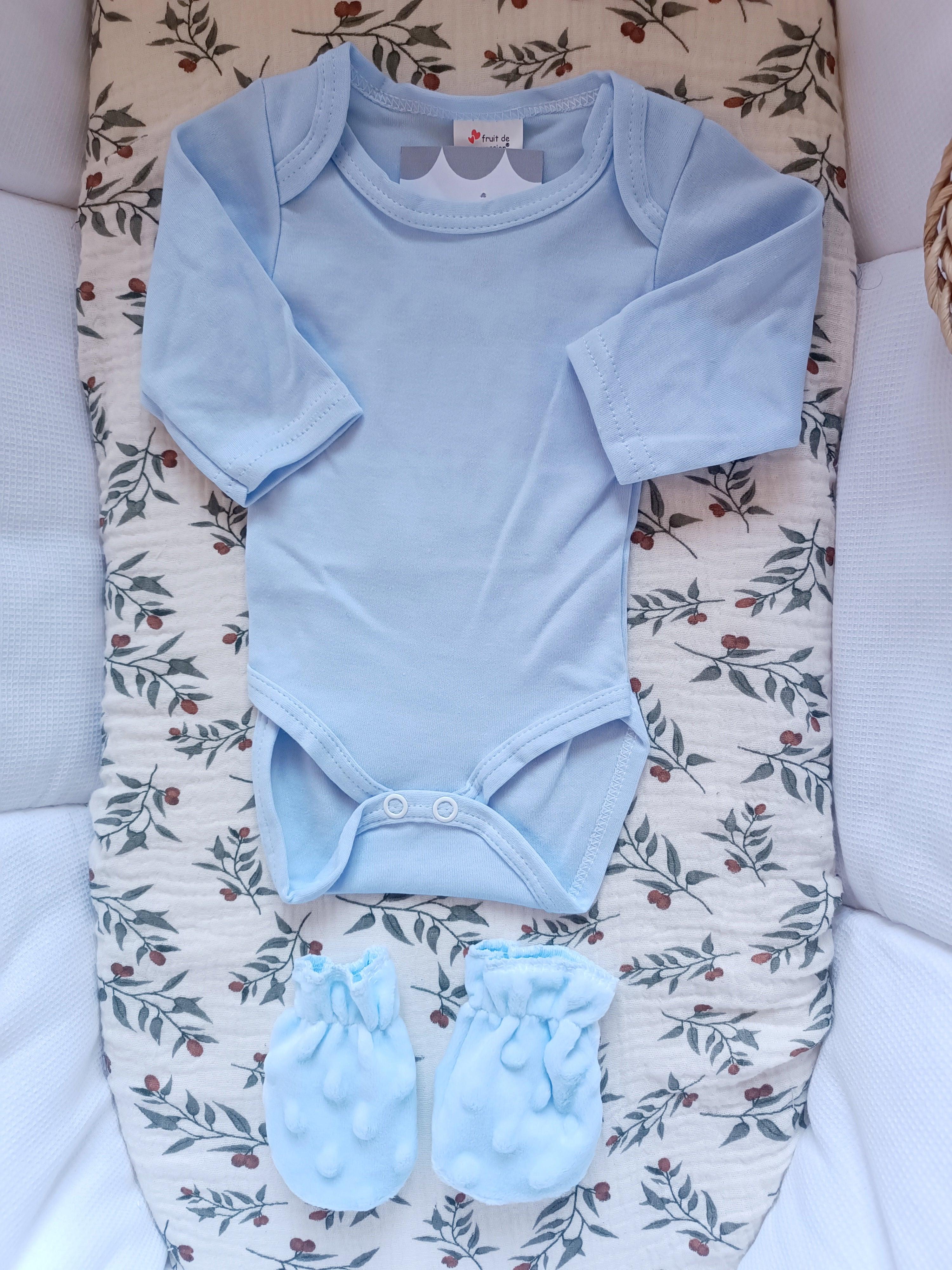 Dors bien minky bleu ciel, 5 pièces