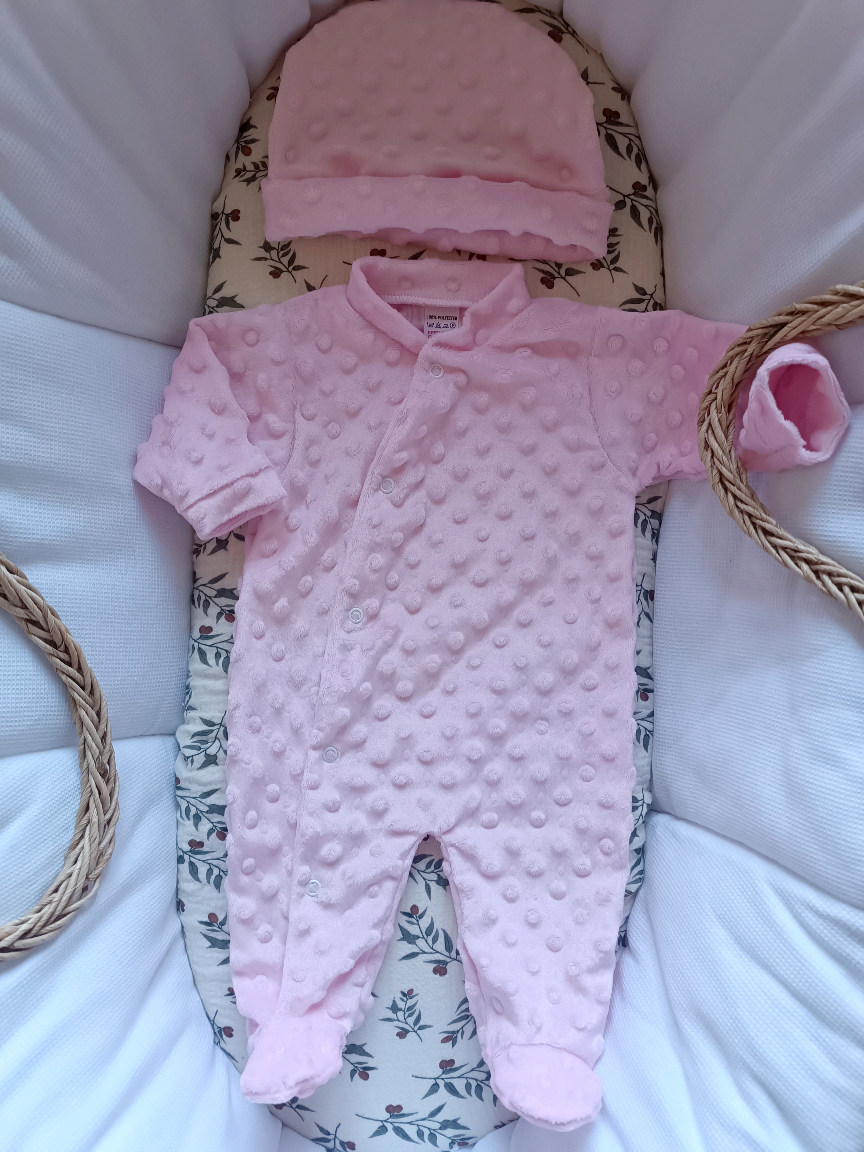 Dors bien minky rose, 5 pièces