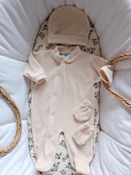 Dors bien velours beige, 3 pièces