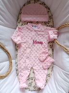 Dors bien minky rose, 3 pièces