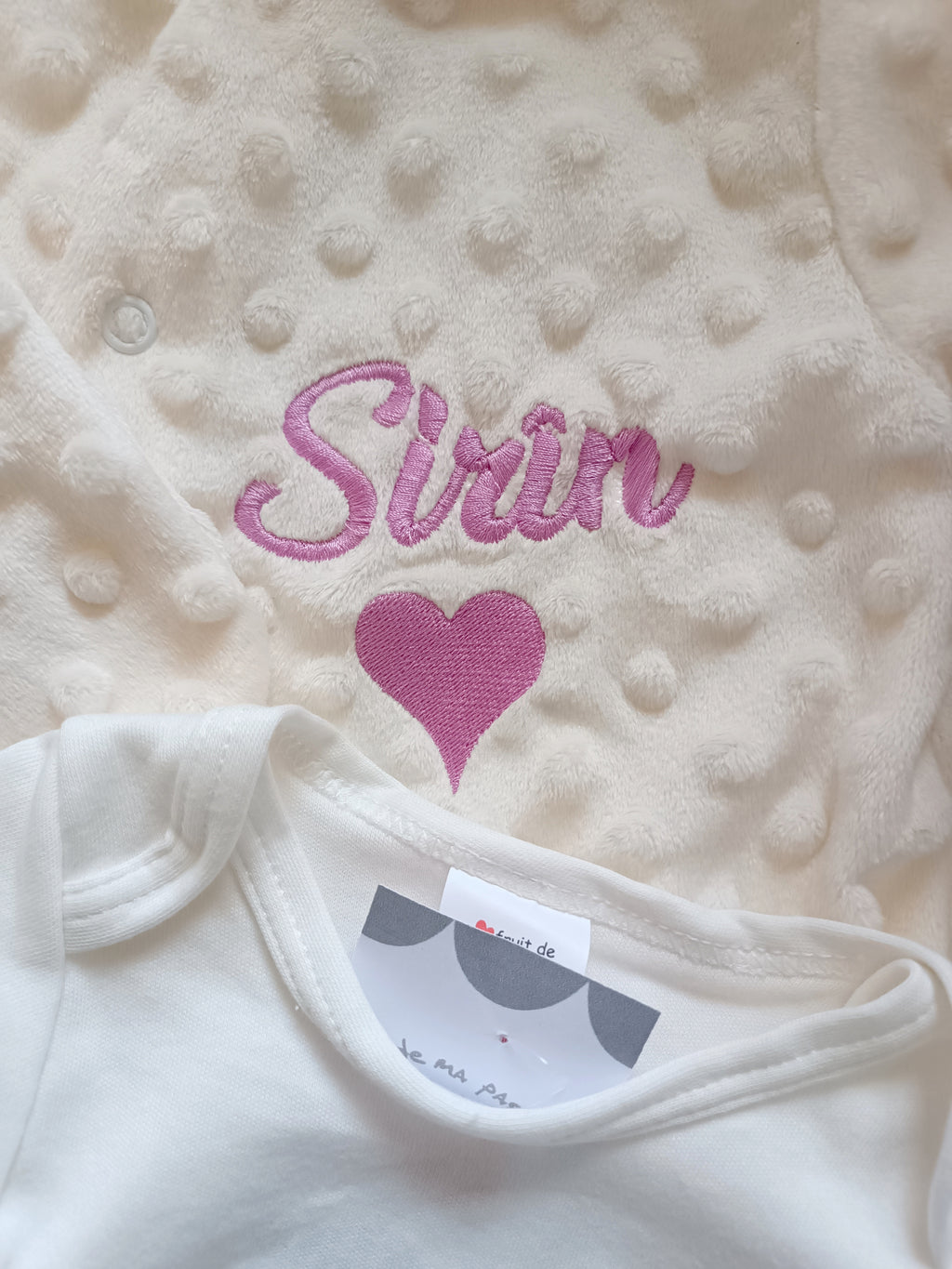 Dors bien minky crème, 5 pièces