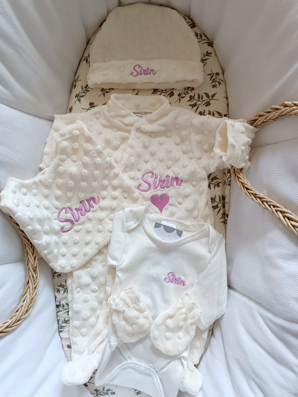 Dors bien minky crème, 5 pièces