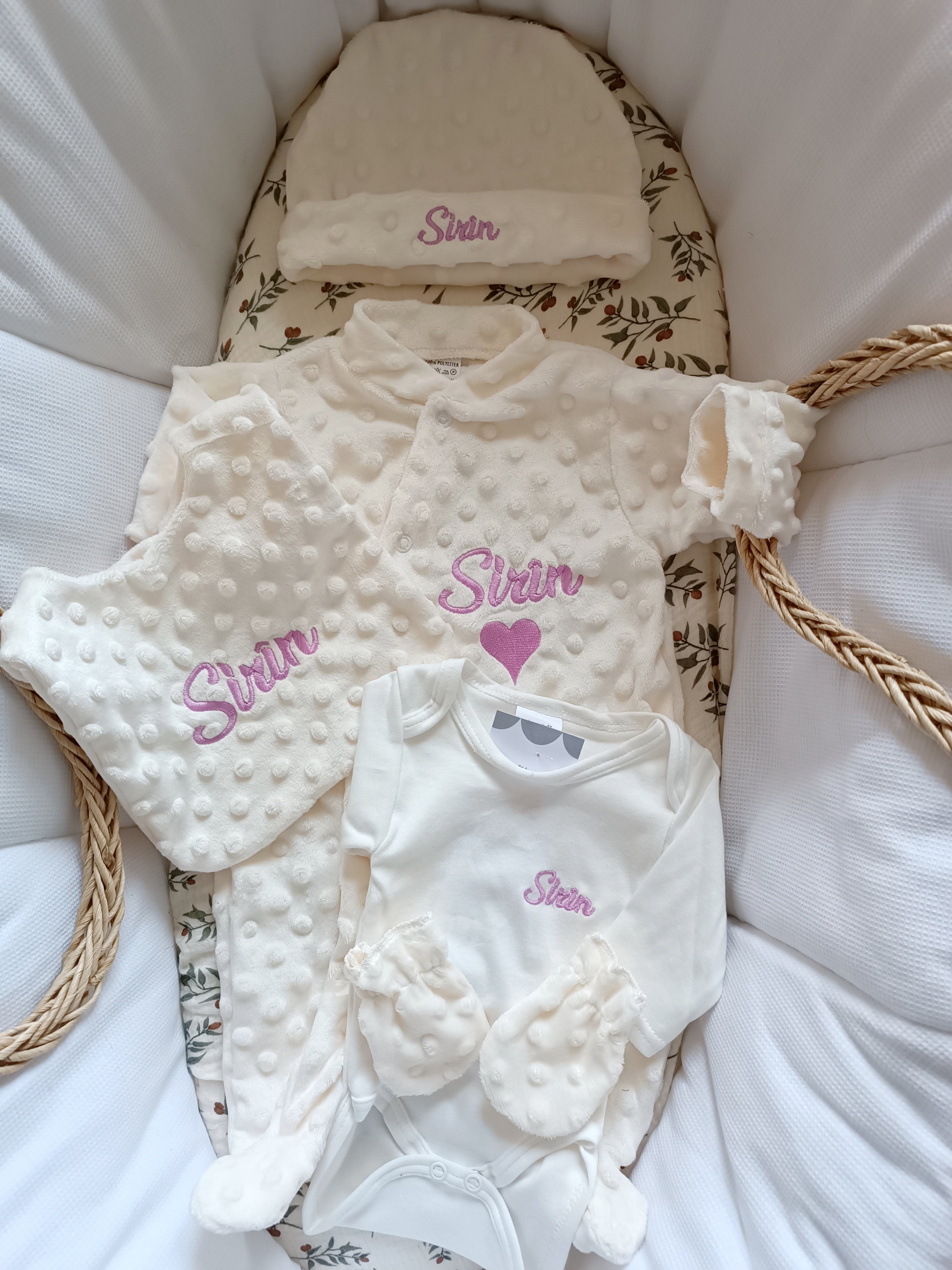 Dors bien minky crème, 5 pièces
