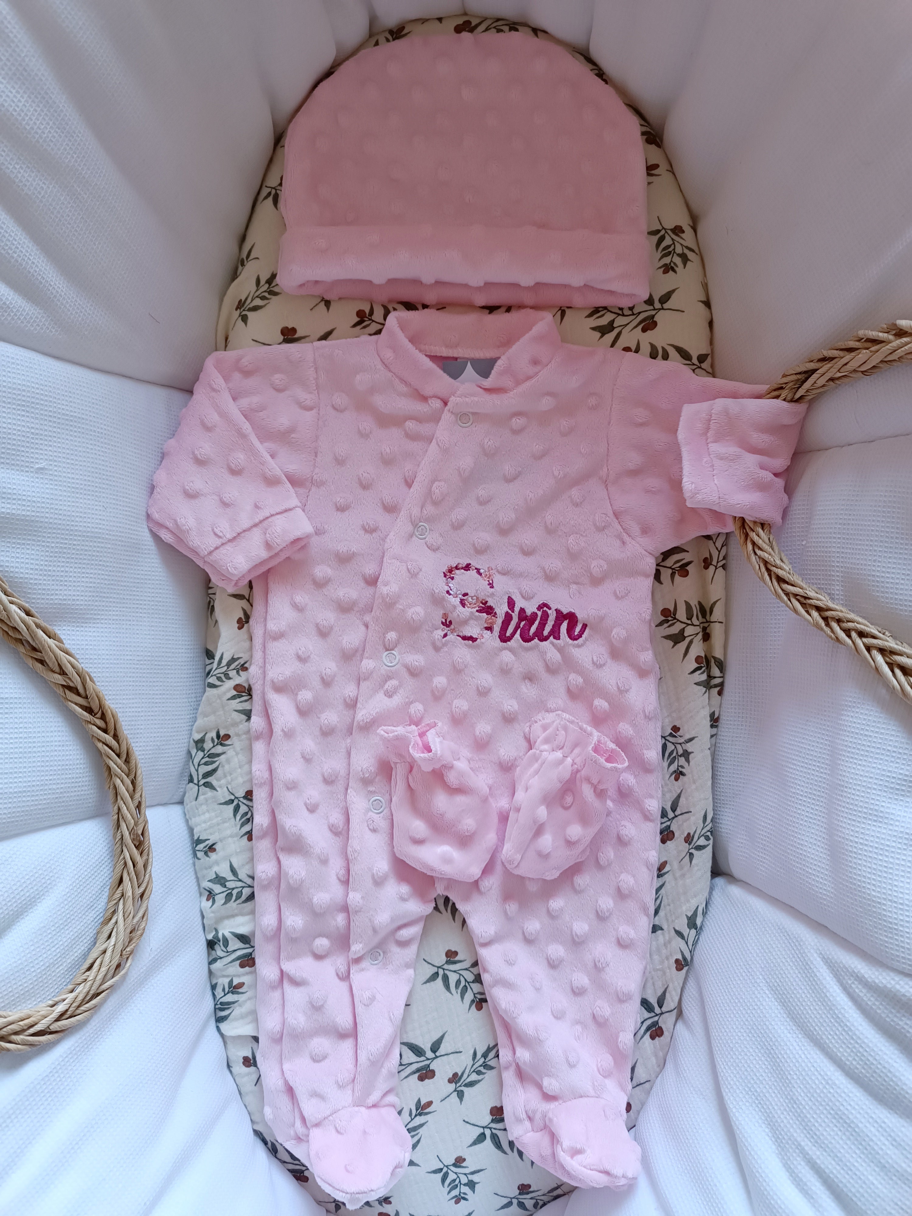 Dors bien minky rose, 3 pièces