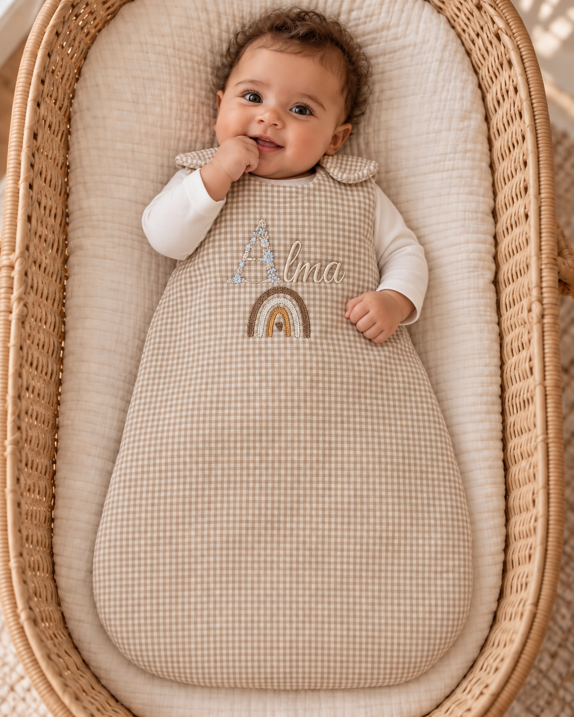 Gigoteuse personnalisée bébé – Collection Vichy
