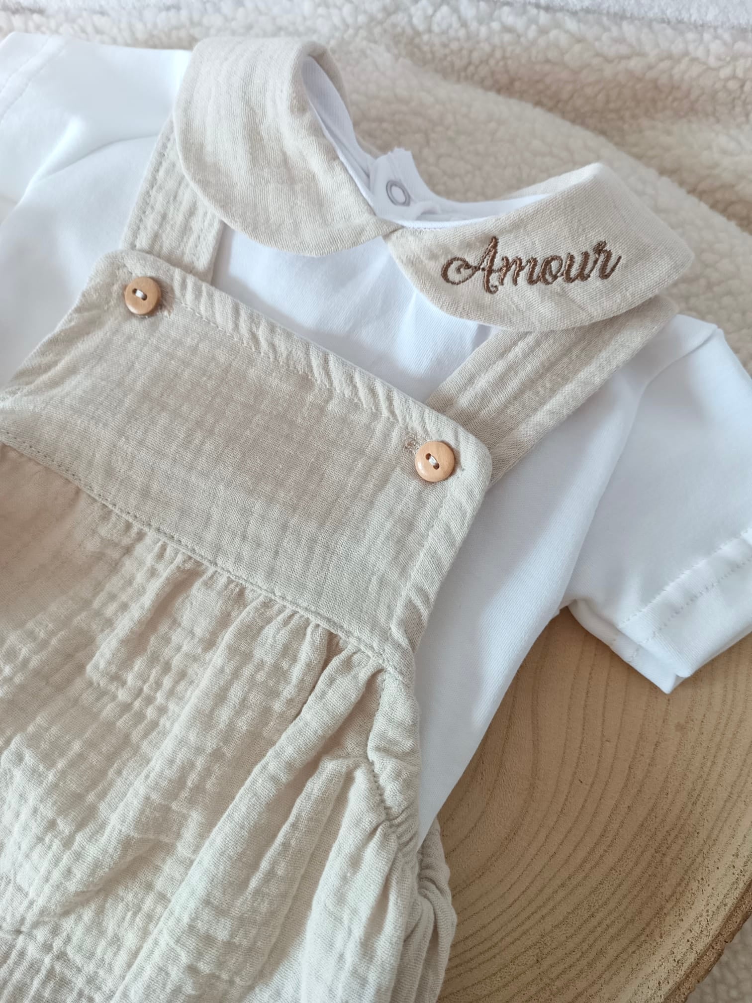 Ensemble mixte 100% gaze de coton - 3 mois au 24 mois -