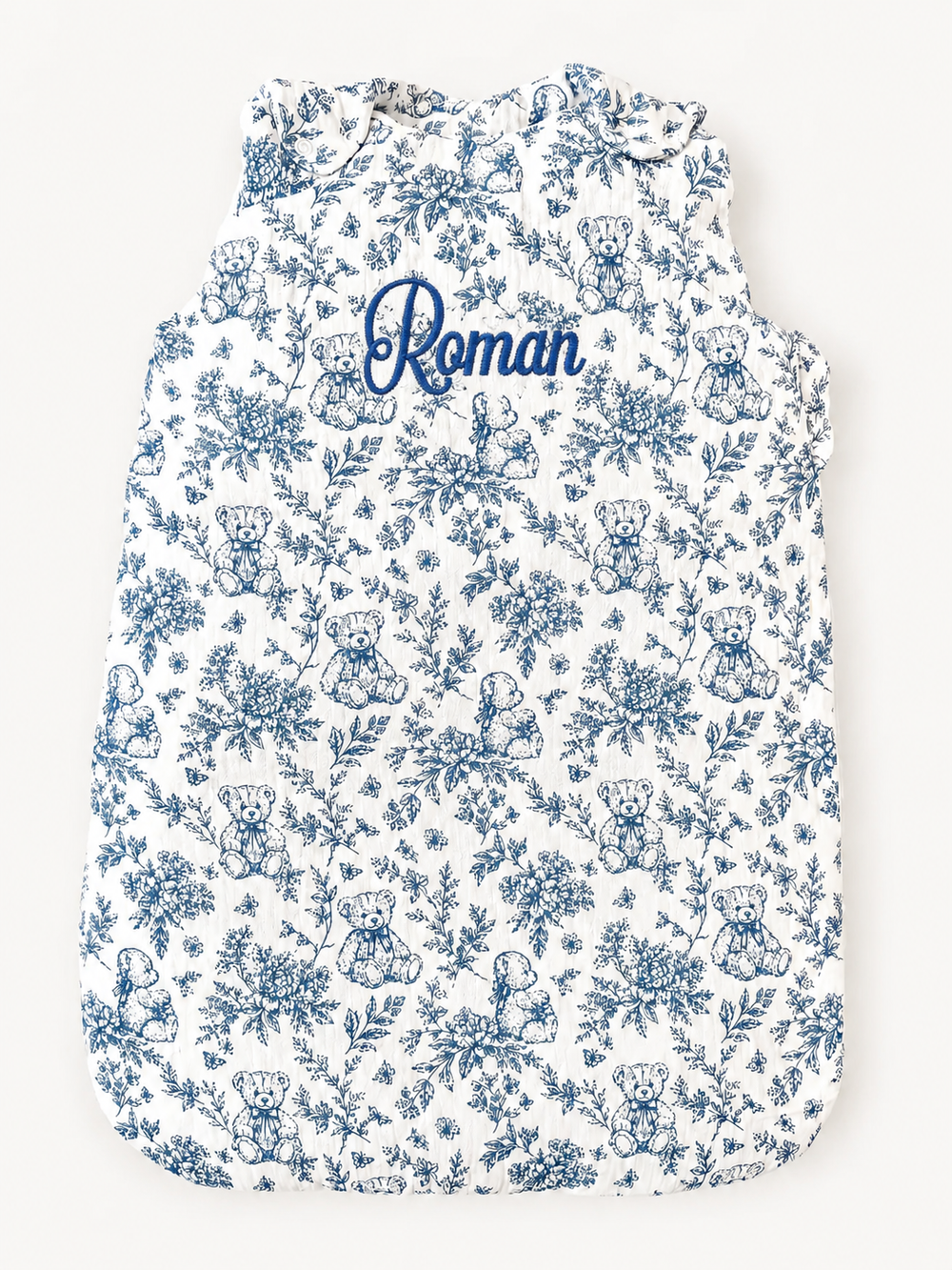 Gigoteuse personnalisée bébé en gaze de coton – Rêve d’Ourson