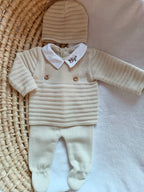 Ensemble naissance en maille personnalisé - Petit prince