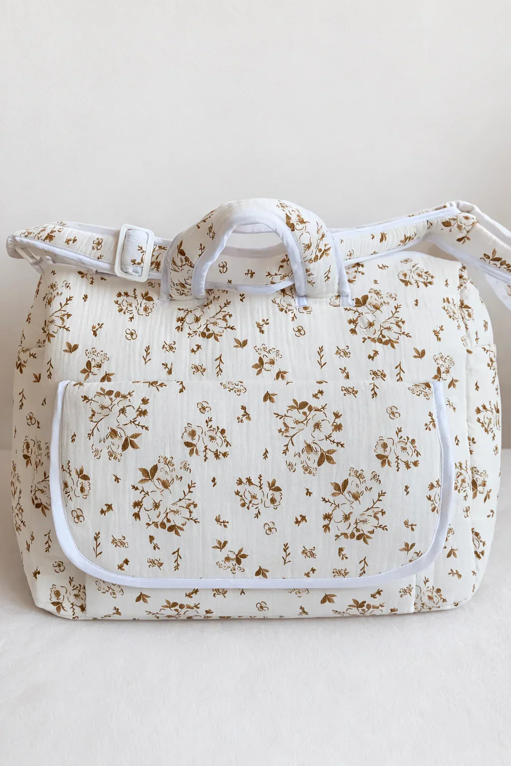 Sac à langer personnalisé bébé – Fleurs de Coton