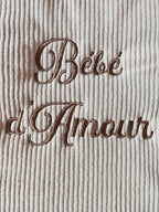 Gigoteuse molletonnée en velours beige