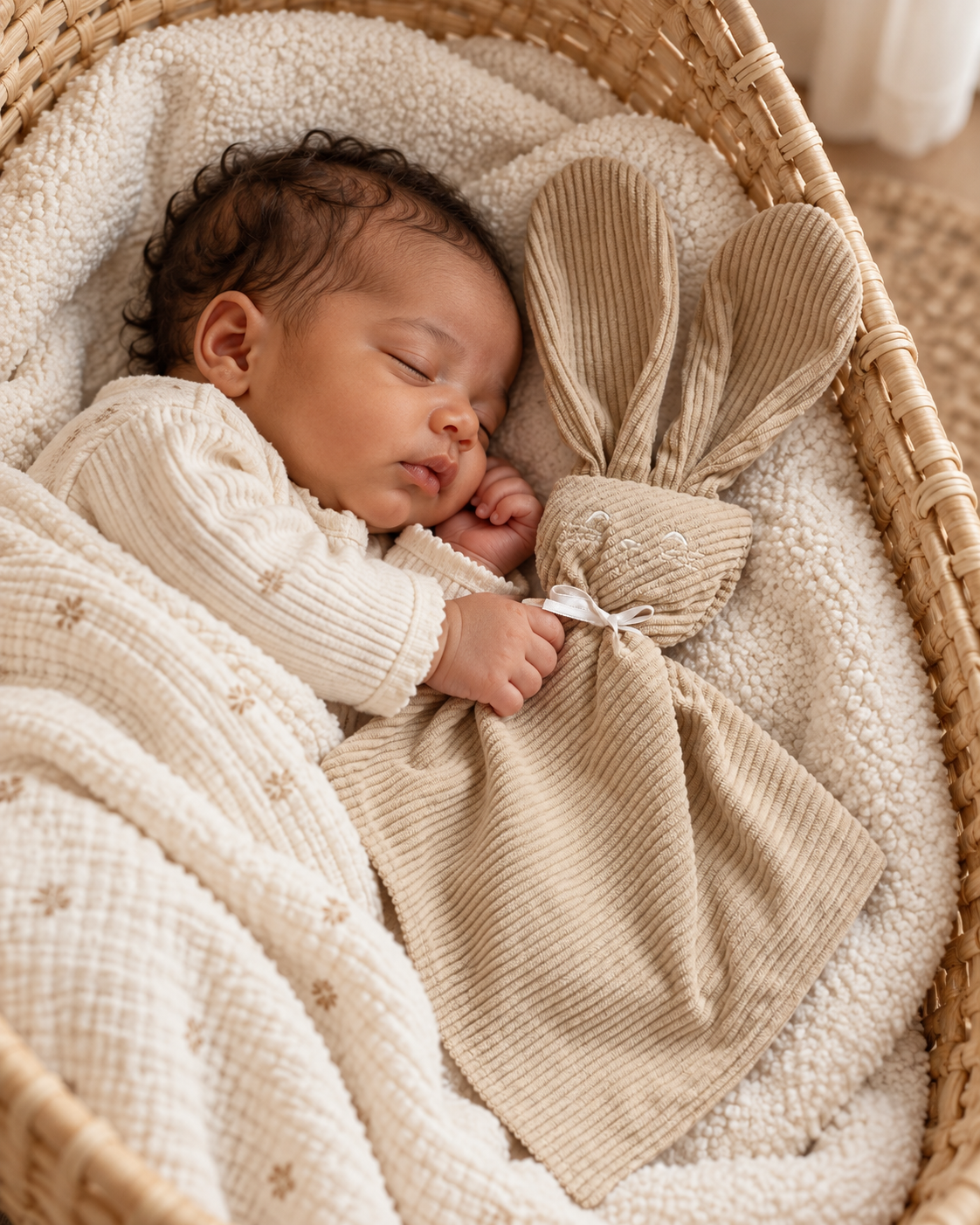 Doudou personnalisé bébé  – Collection Velours