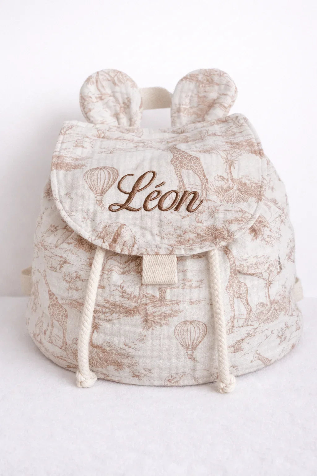Sac à dos bébé personnalisé – Safari