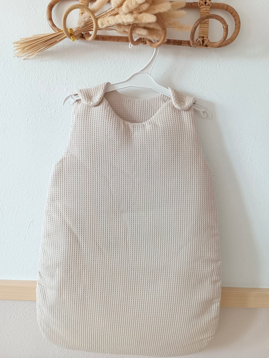 Gigoteuse molletonnée nid d’abeille beige
