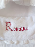 Nid d'ange en gaze de coton et polaire blanc