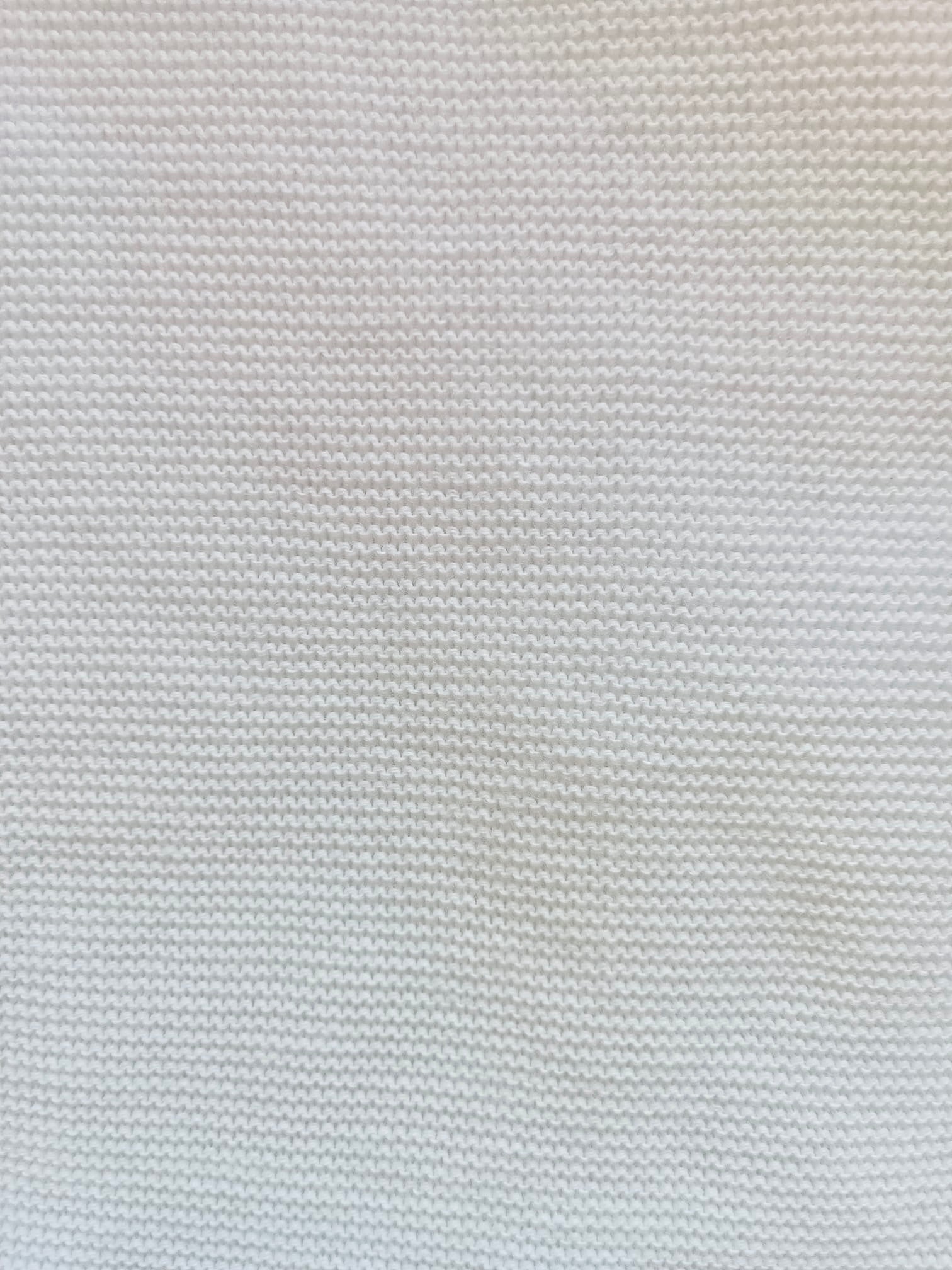 Gigoteuse molletonnée en maille blanc et polaire blanc - personnalisable -