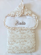 Nid d’ange bébé personnalisé – Safari