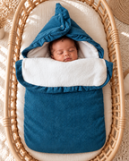 Nid d'ange bébé personnalisé velours