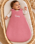 Gigoteuse personnalisée bébé en gaze de coton