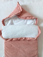 Nid d'ange bébé personnalisé velours