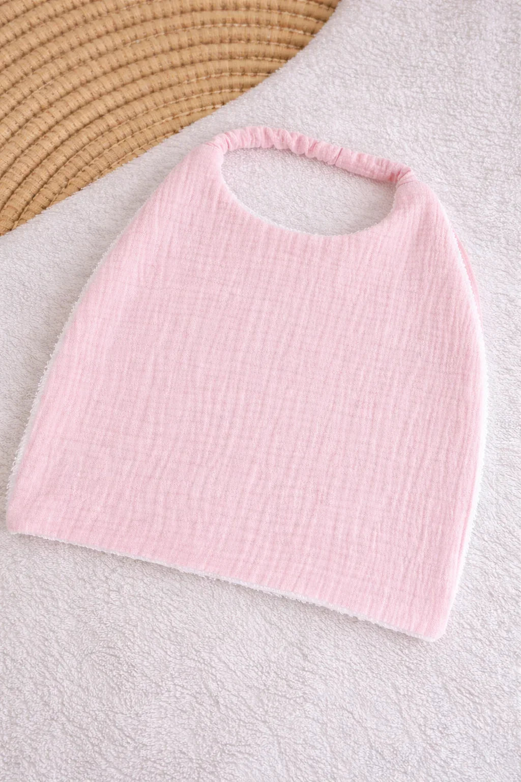 Bavoir personnalisé bébé en gaze de coton