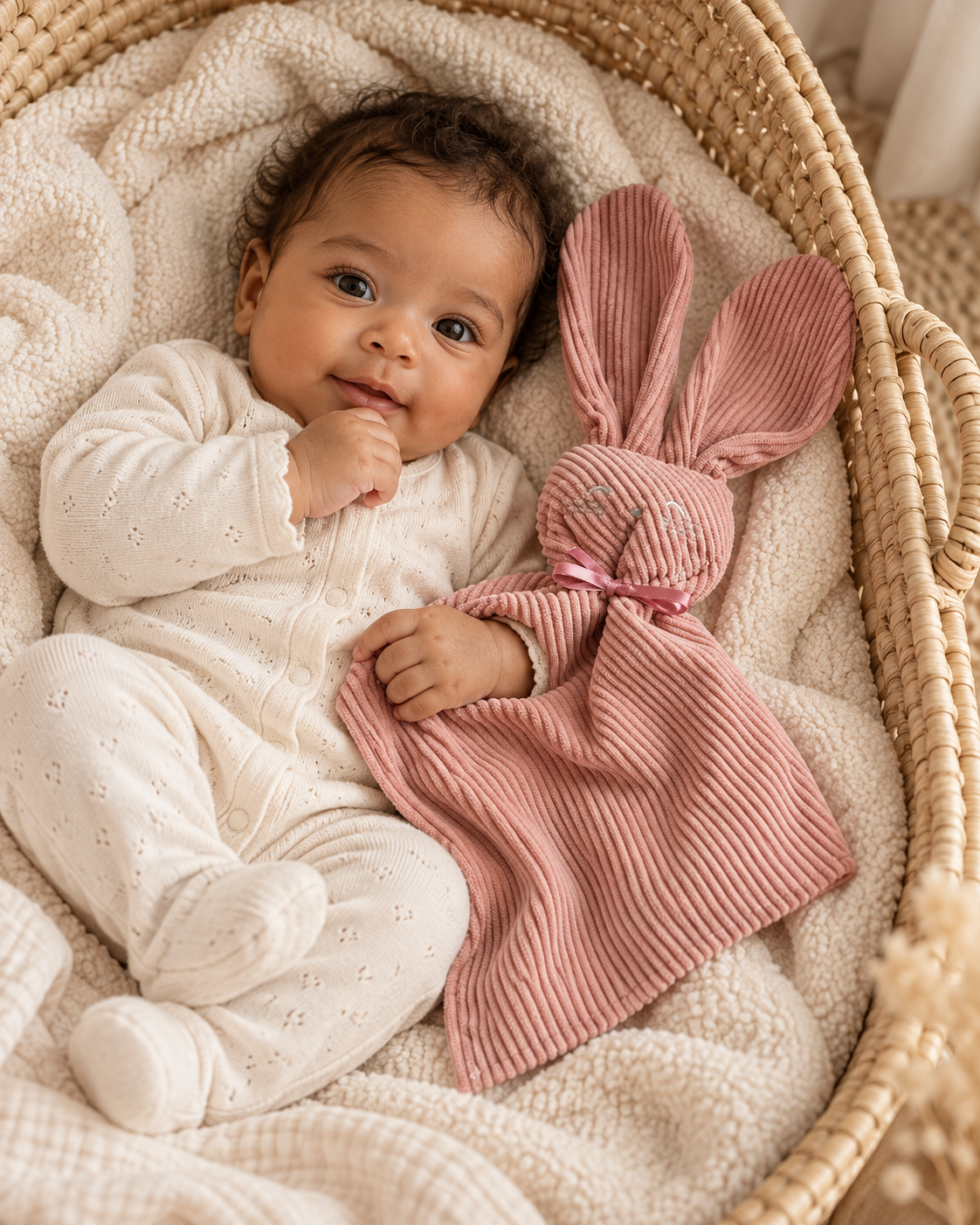 Doudou personnalisé bébé  – Collection Velours