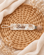 Attache-tétine personnalisée bébé – Collection Safari