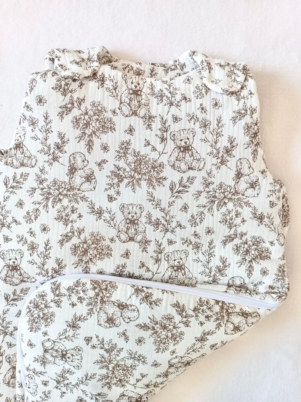 Gigoteuse bébé personnalisée en gaze de coton - Rêve d'Ourson