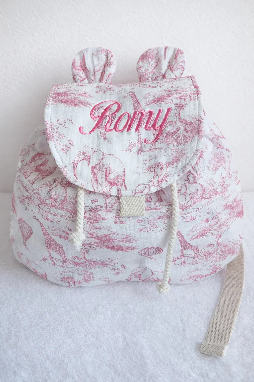 Sac à dos personnalisé enfant – Collection Safari