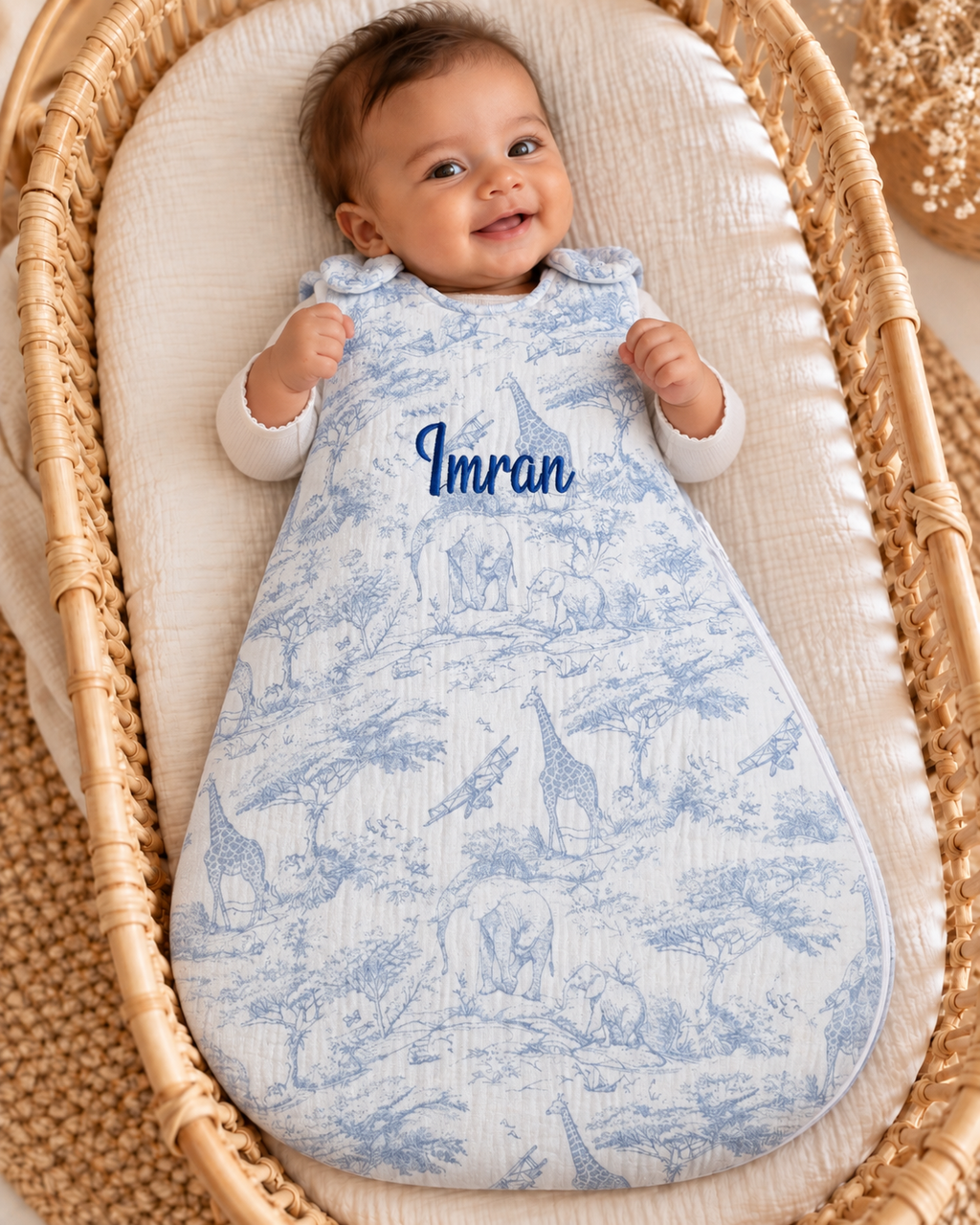 Gigoteuse personnalisée bébé – Collection Safari