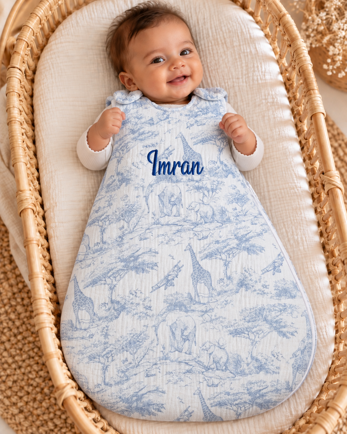 Gigoteuse personnalisée bébé – Collection Safari