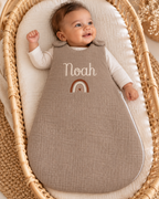 Gigoteuse personnalisée bébé en gaze de coton