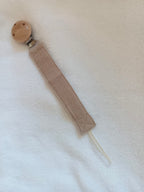 Attache tétine en gaze de coton - personnalisable -
