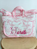 Sac à langer personnalisé bébé – Collection Safari
