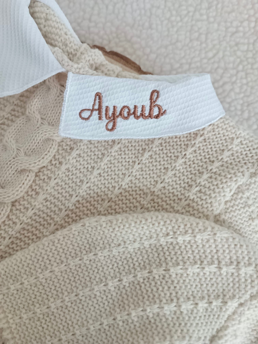 Ensemble complet naissance beige  0/3 mois