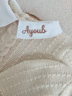 Ensemble complet naissance beige  0/3 mois