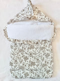 Nid d'ange bébé personnalisé en gaze de coton - Rêve d'Ourson