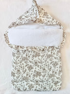 Nid d'ange bébé personnalisé en gaze de coton - Rêve d'Ourson