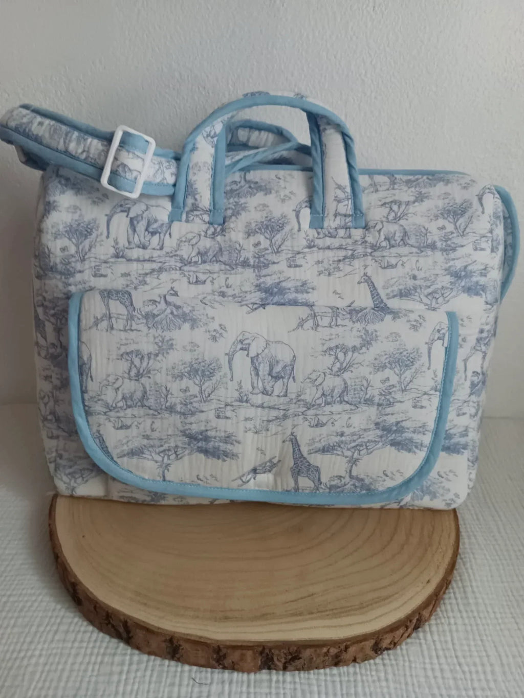 Sac à langer personnalisé bébé – Collection Safari