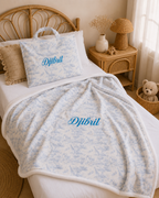 Kit sieste personnalisé maternelle – 3 pièces, Collection Safari