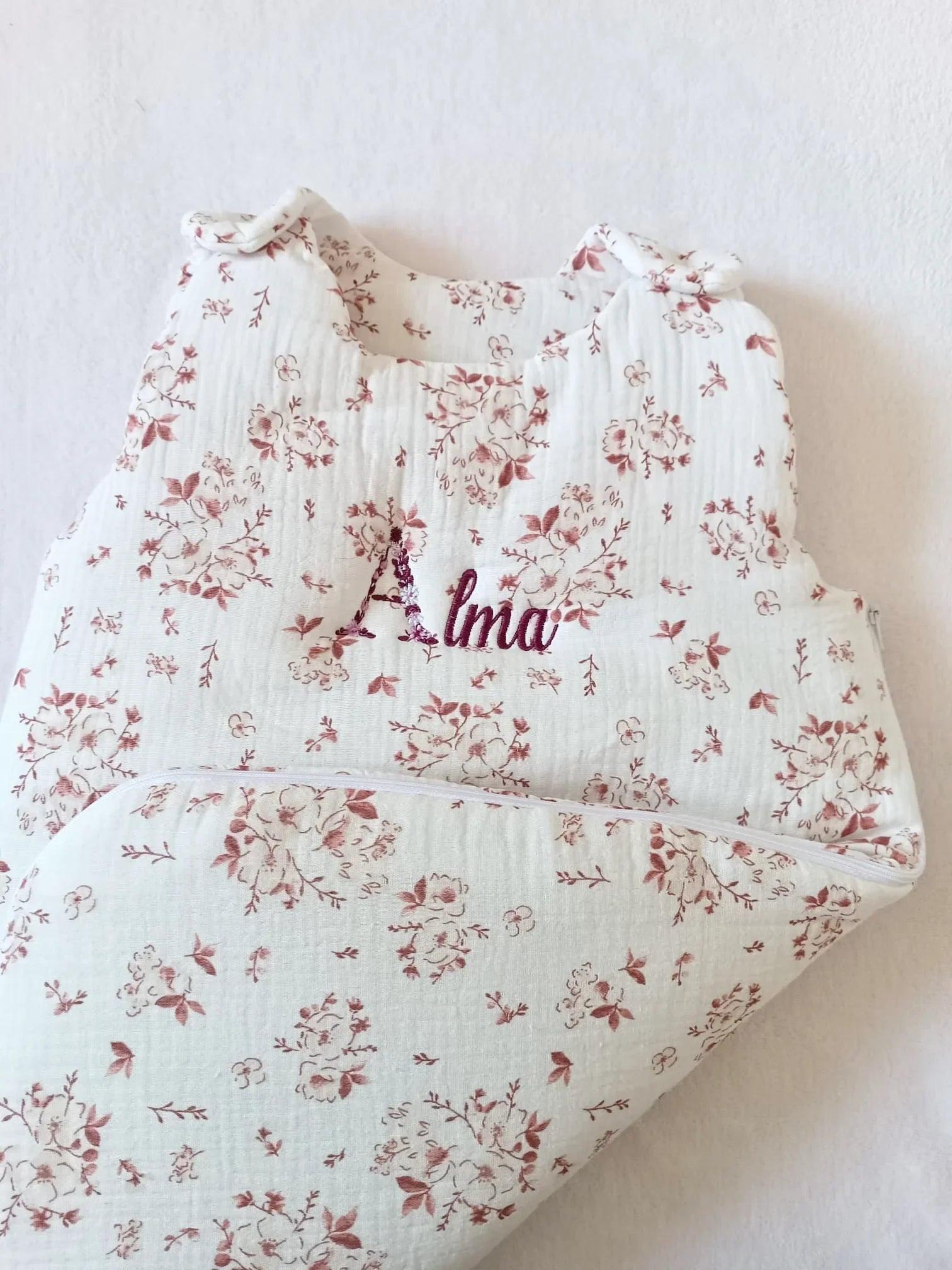 Gigoteuse bébé personnalisée Fleur de coton